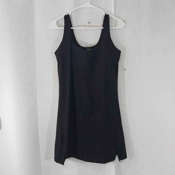 NWT! OLD NAVY ACTIVE! SPANDEX SKORT DRESS, BLACK, W/ SHORTS, FOR SPORTS! SZ MP - Picture 2 of 10